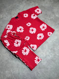 Ensemble Tee-Shirt et Pantalon jogging Fleur Rouge bonhomme