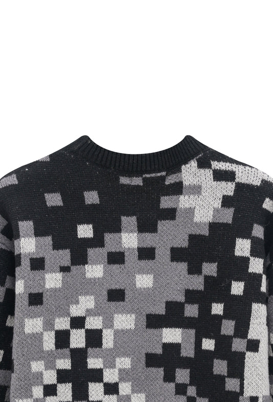 Pull Noir et Blanc Pixel