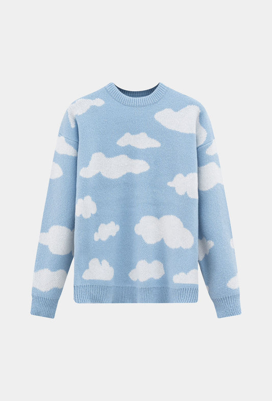 Pull nuage ciel et blanc