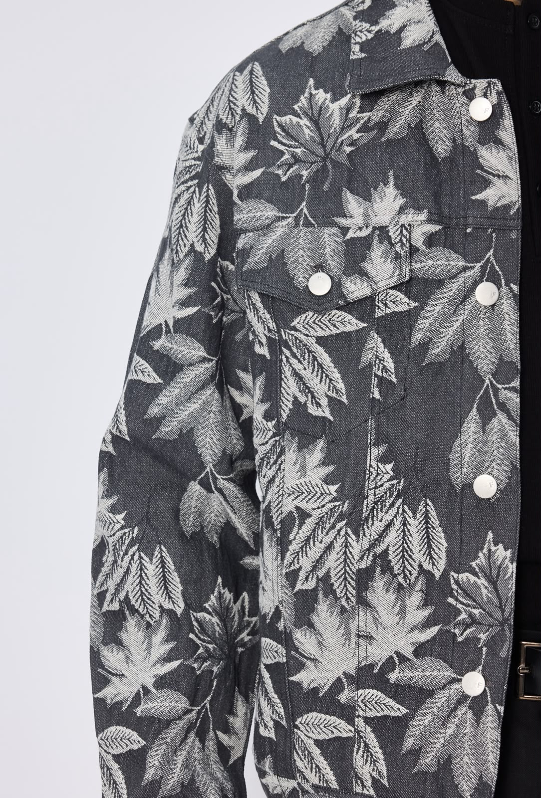 Veste homme imprimé feuilles – Coupe streetwear