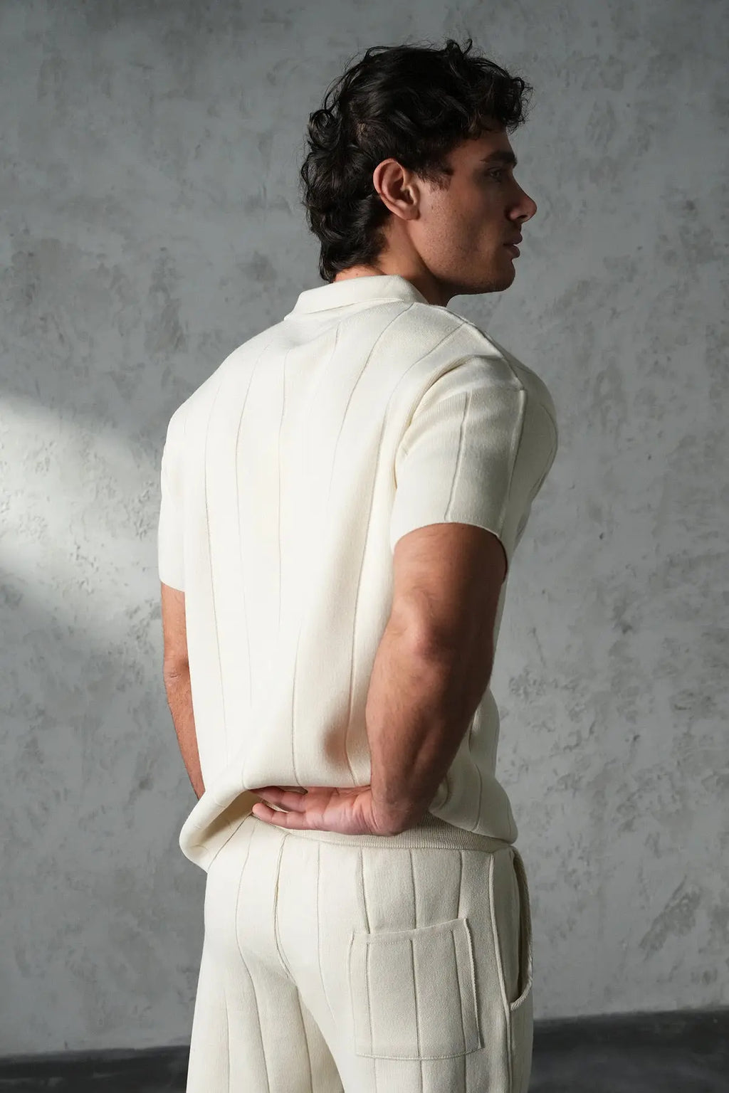 Ensemble Homme Premium Texture Verticale – Coupe Moderne & Confort Absolu bonhomme