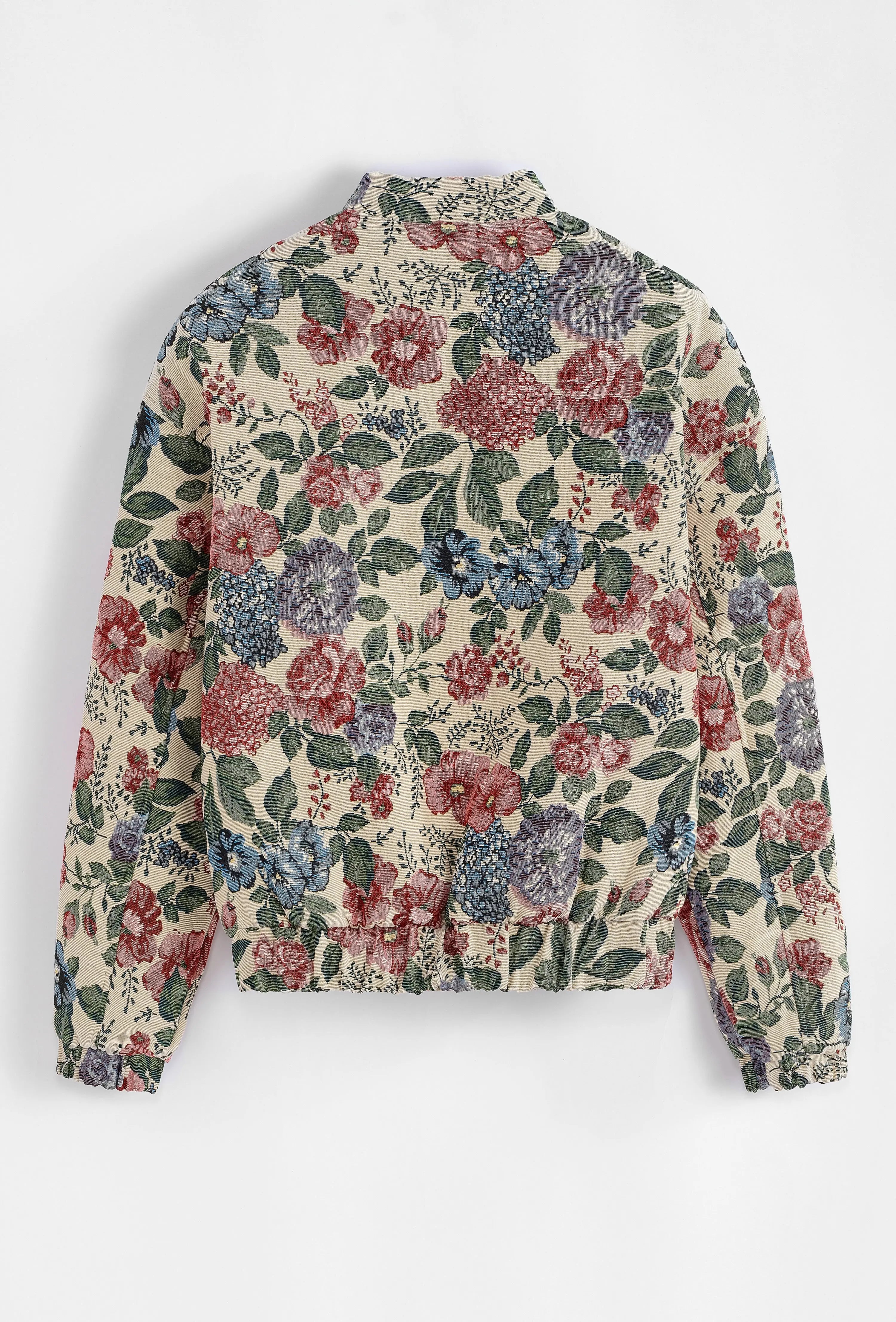 Veste Bomber Florale Homme Beige bonhomme