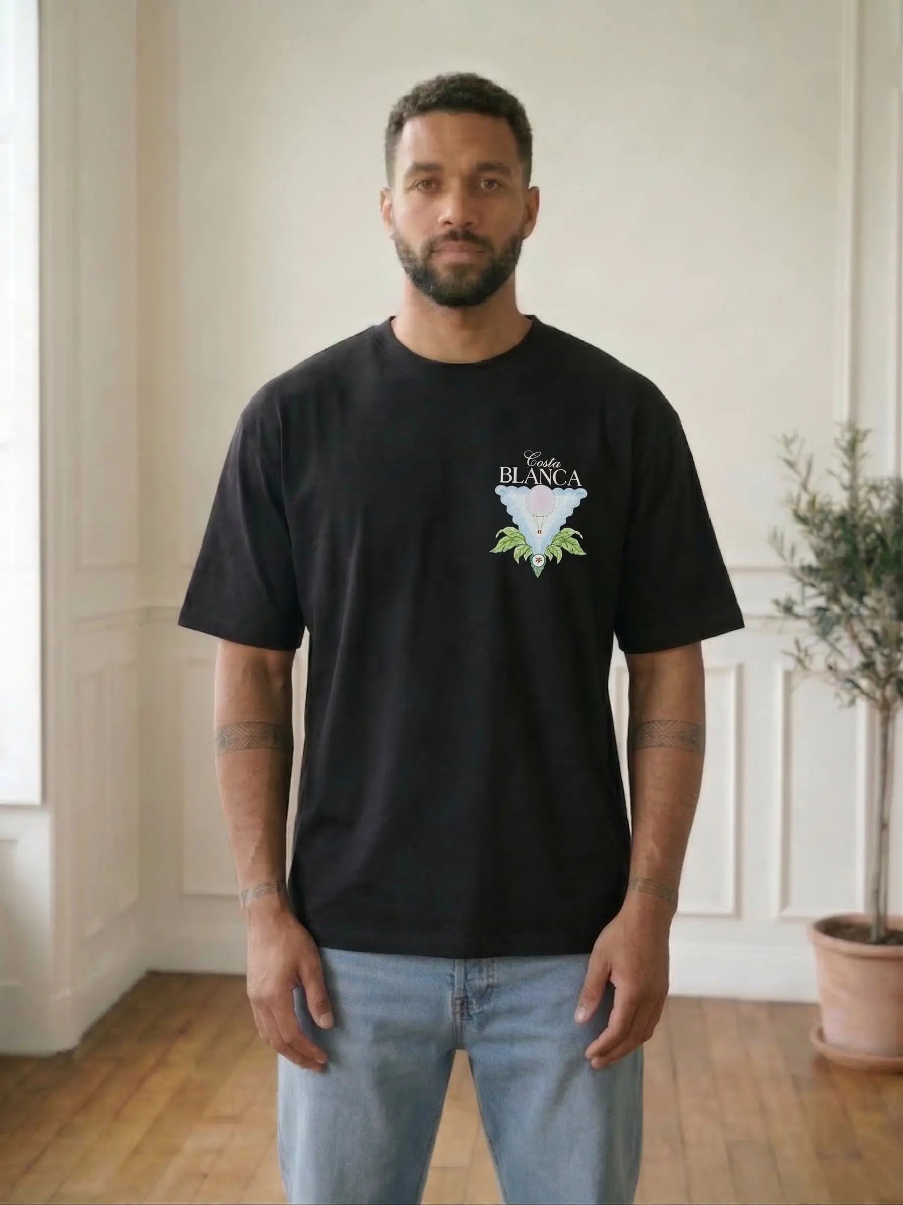 T-shirt Costa Blanca – Esprit soleil et évasion bonhomme