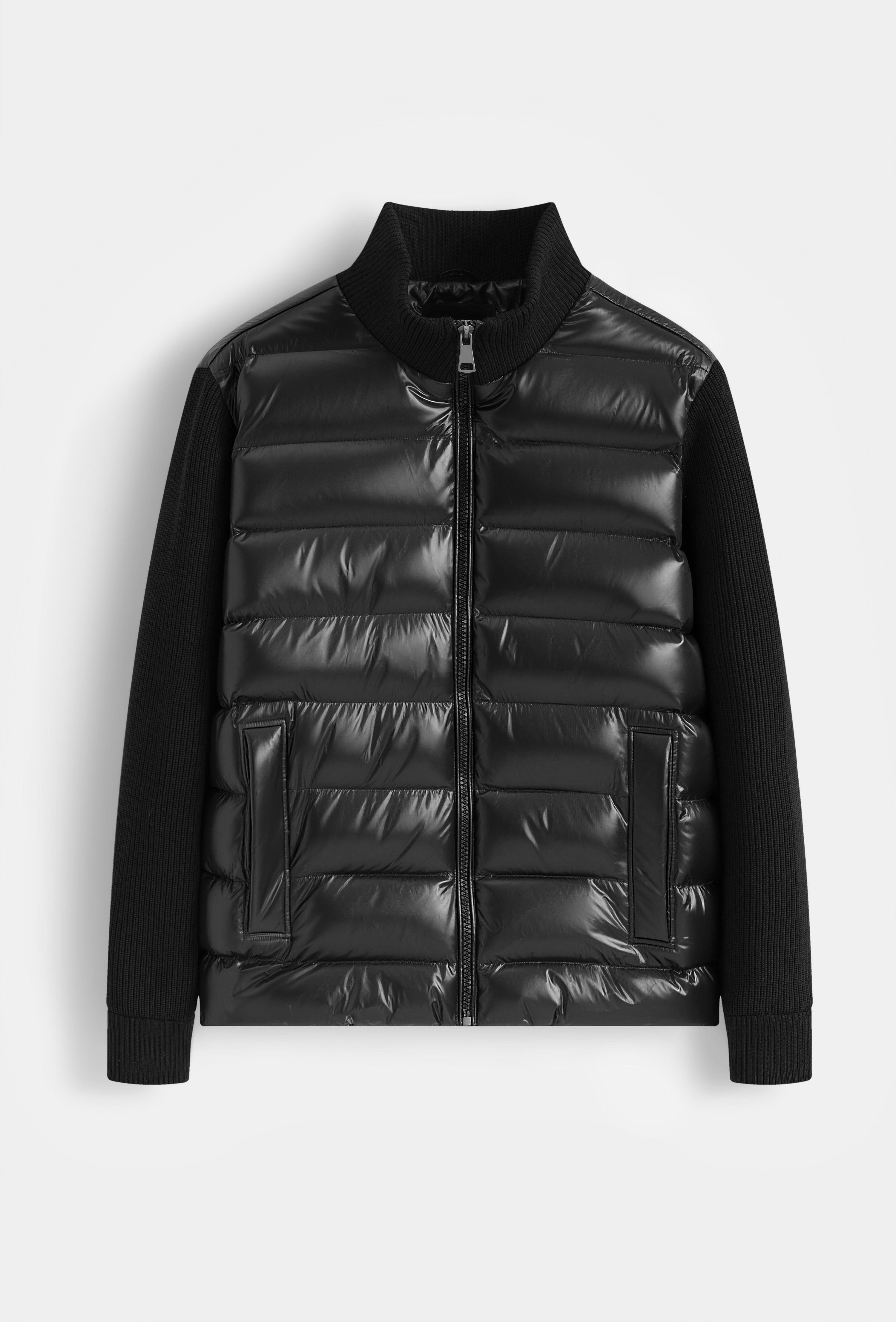 Veste Bi-Matière Homme Brillante