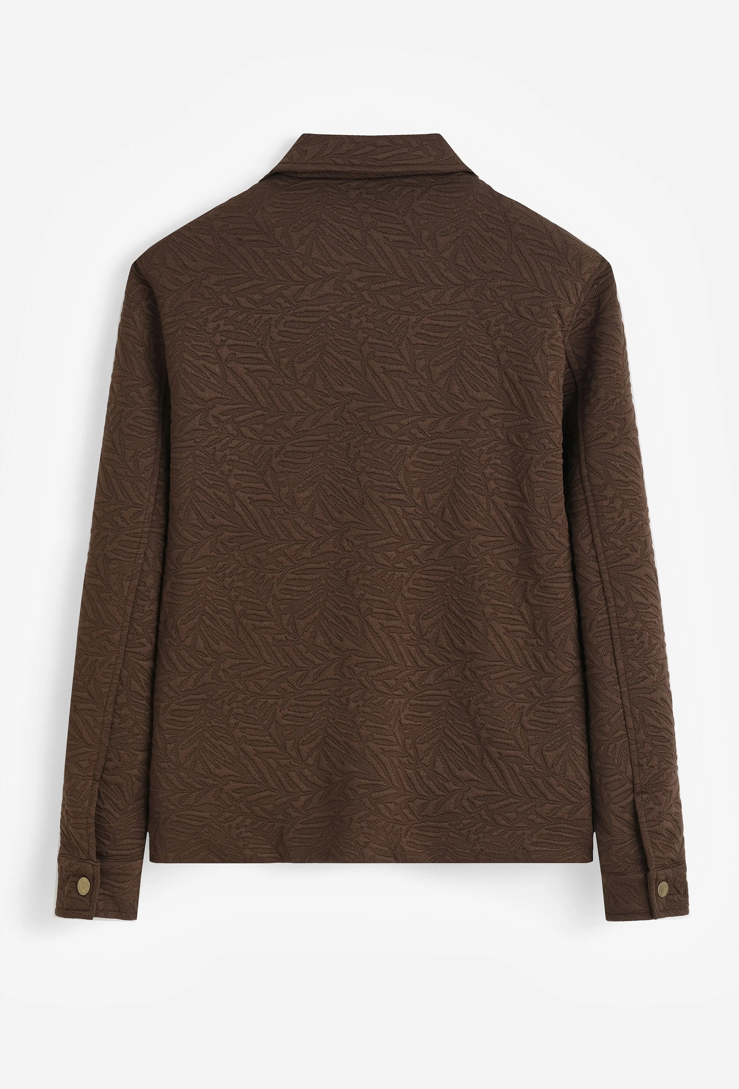 Veste à Motifs Homme à Zip col chemise bonhomme