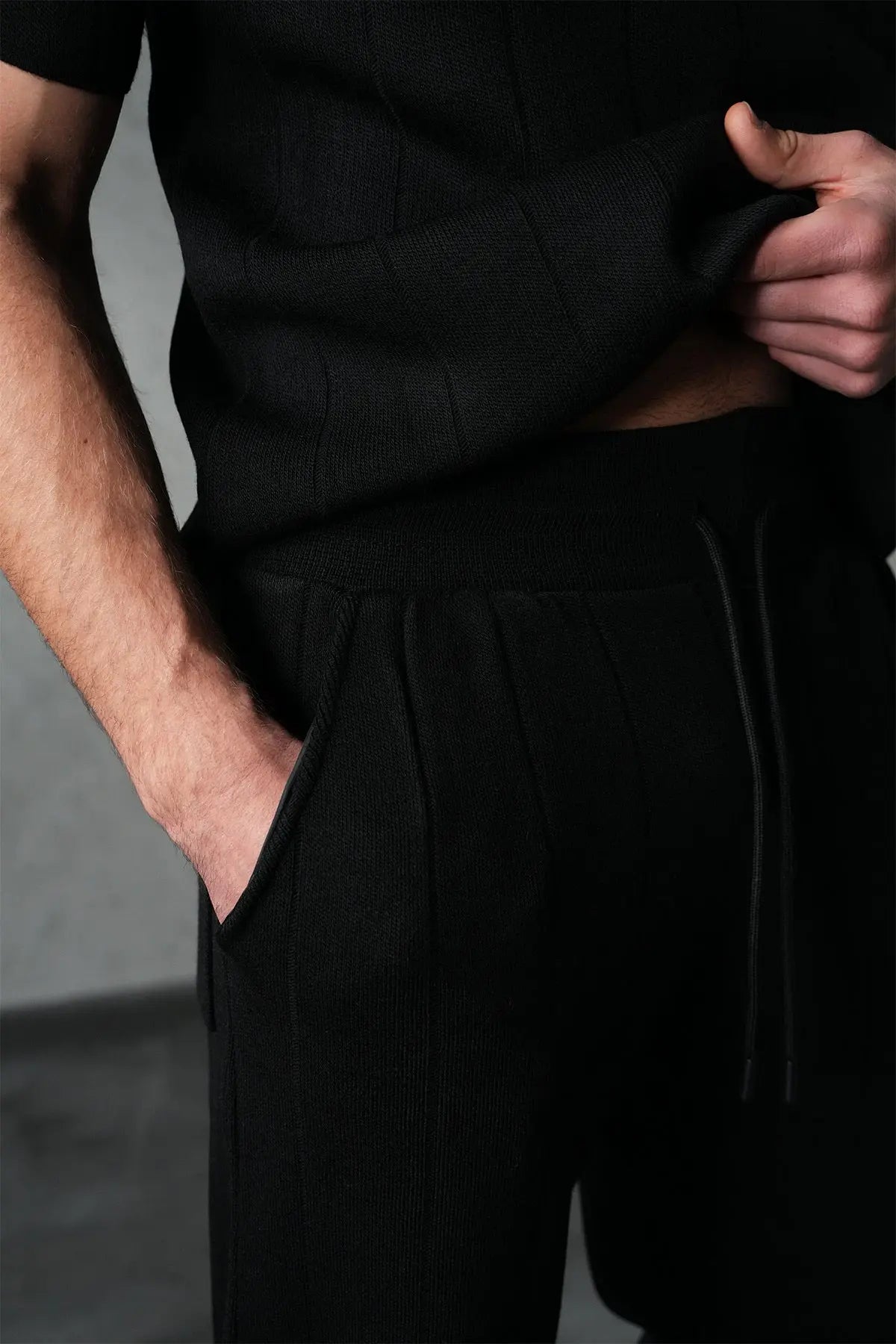 Ensemble Homme Premium Texture Verticale – Coupe Moderne & Confort Absolu bonhomme