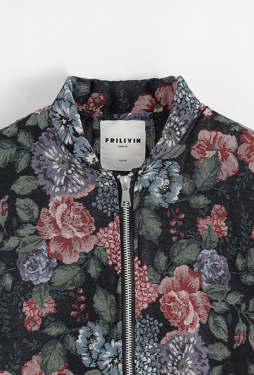 Bomber Homme Floral Noir bonhomme