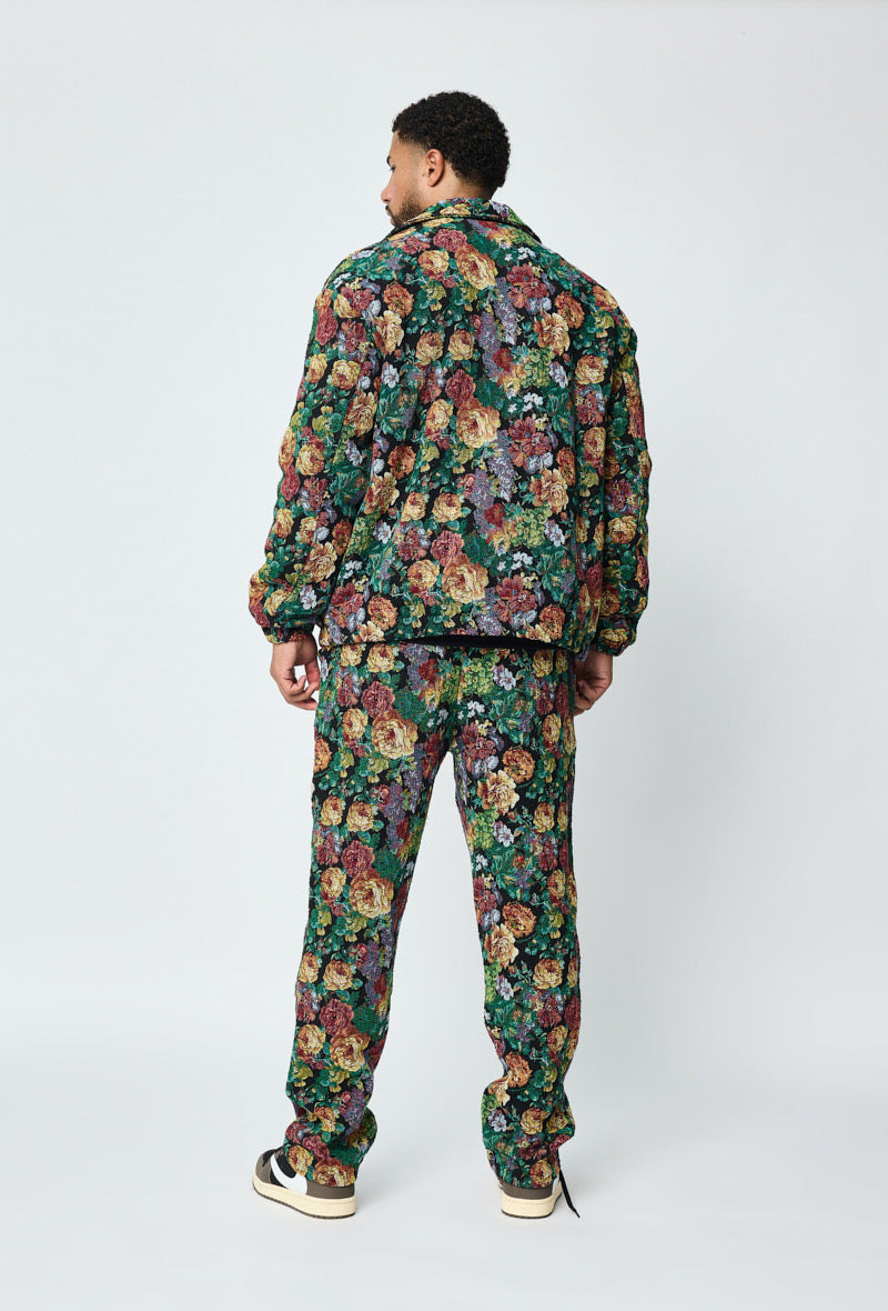 L’ensemble homme veste, pantalon, imprimé floral