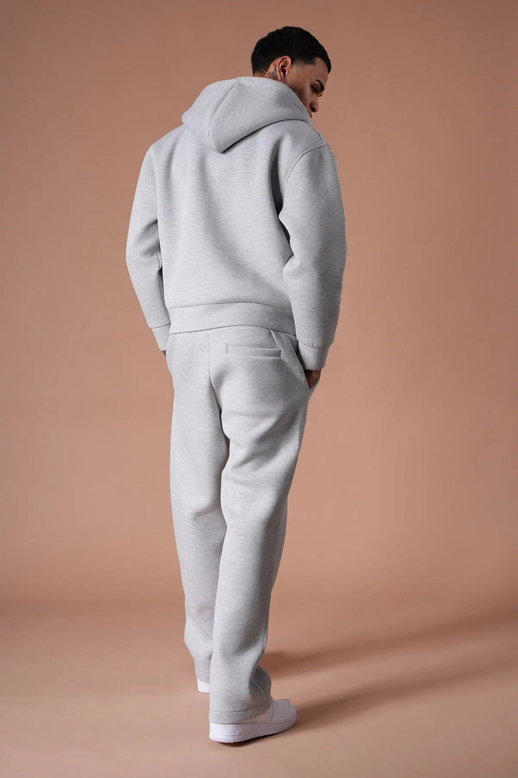 Ensemble jogging gris zippé – IKAO Paris bonhomme