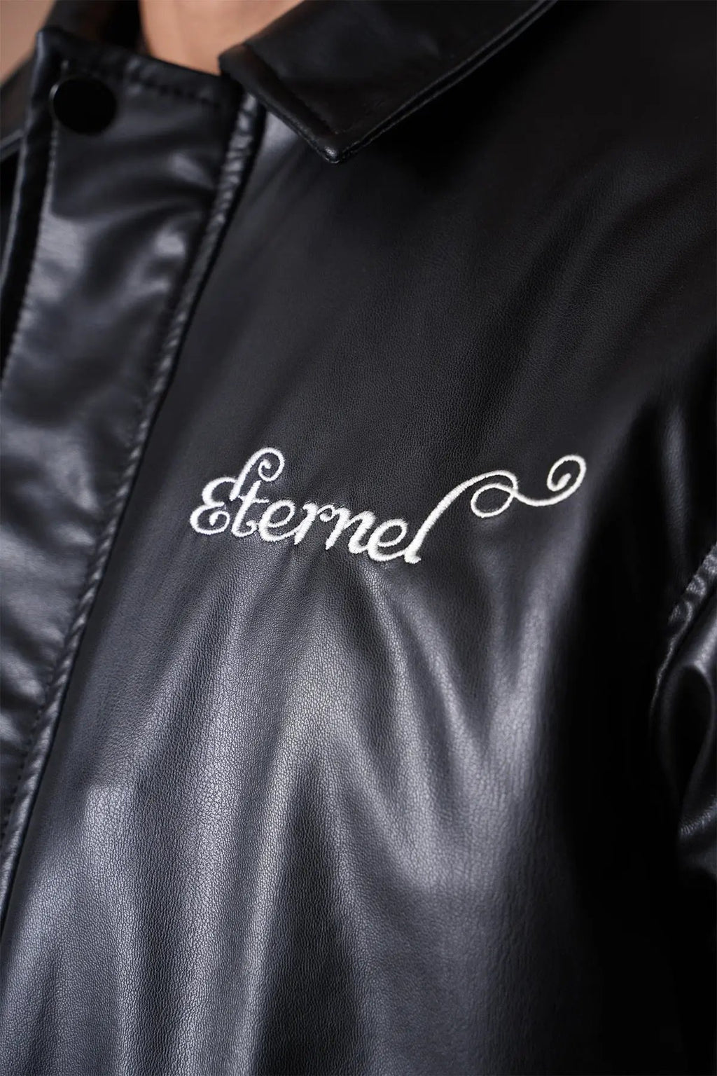 Blouson Ikao Atelier Éternel Similicuir Noir bonhomme