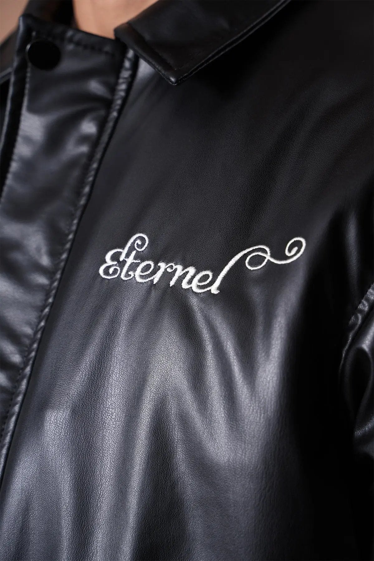 Blouson Ikao Atelier Éternel Similicuir Noir bonhomme