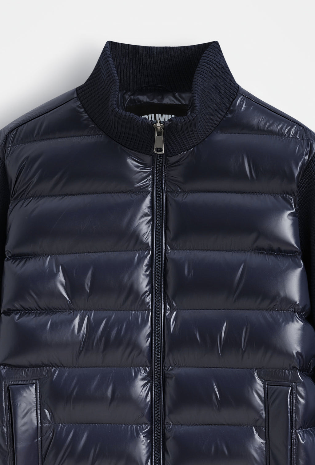 Veste Bi-Matière Homme Brillante