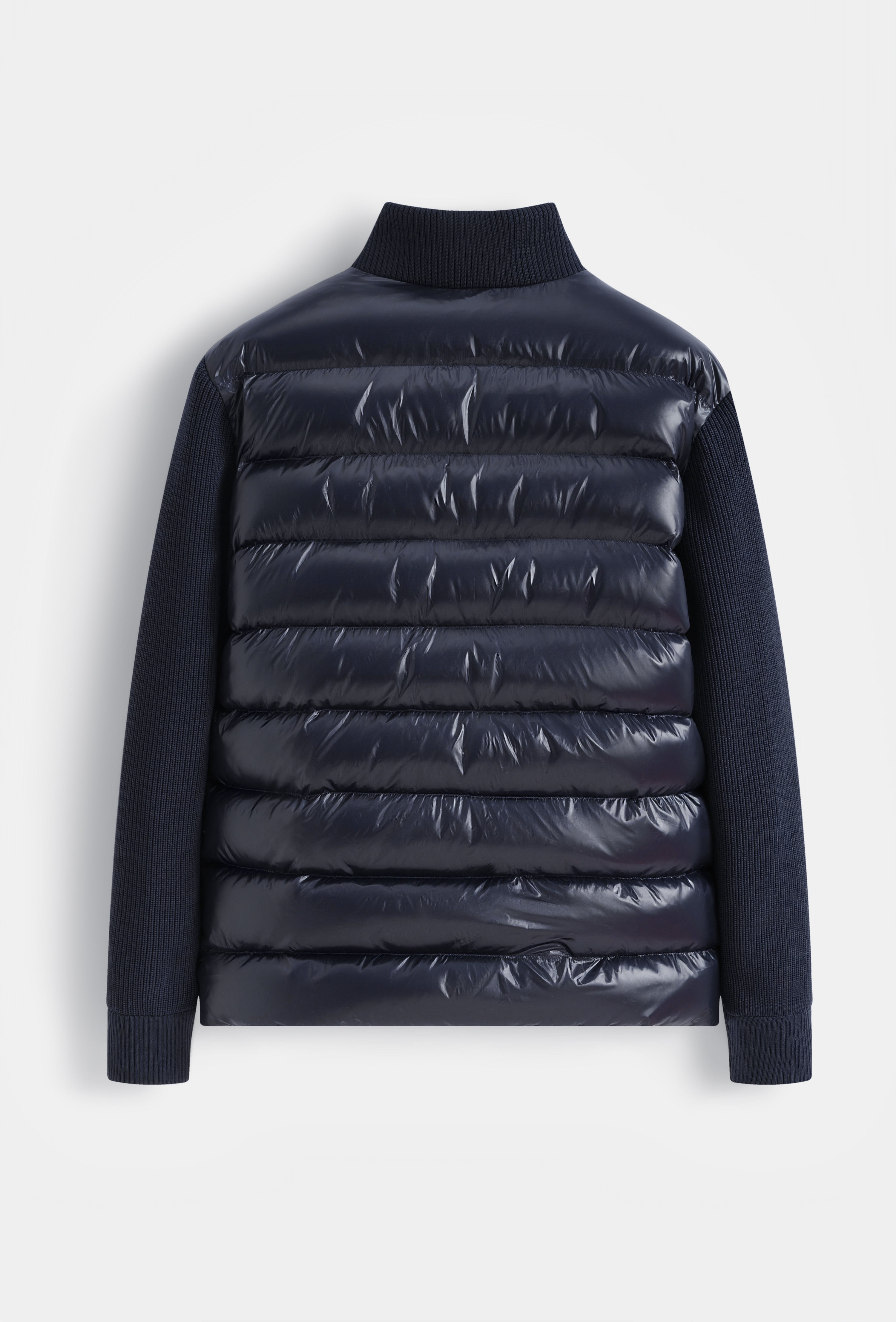 Veste Bi-Matière Homme Brillante