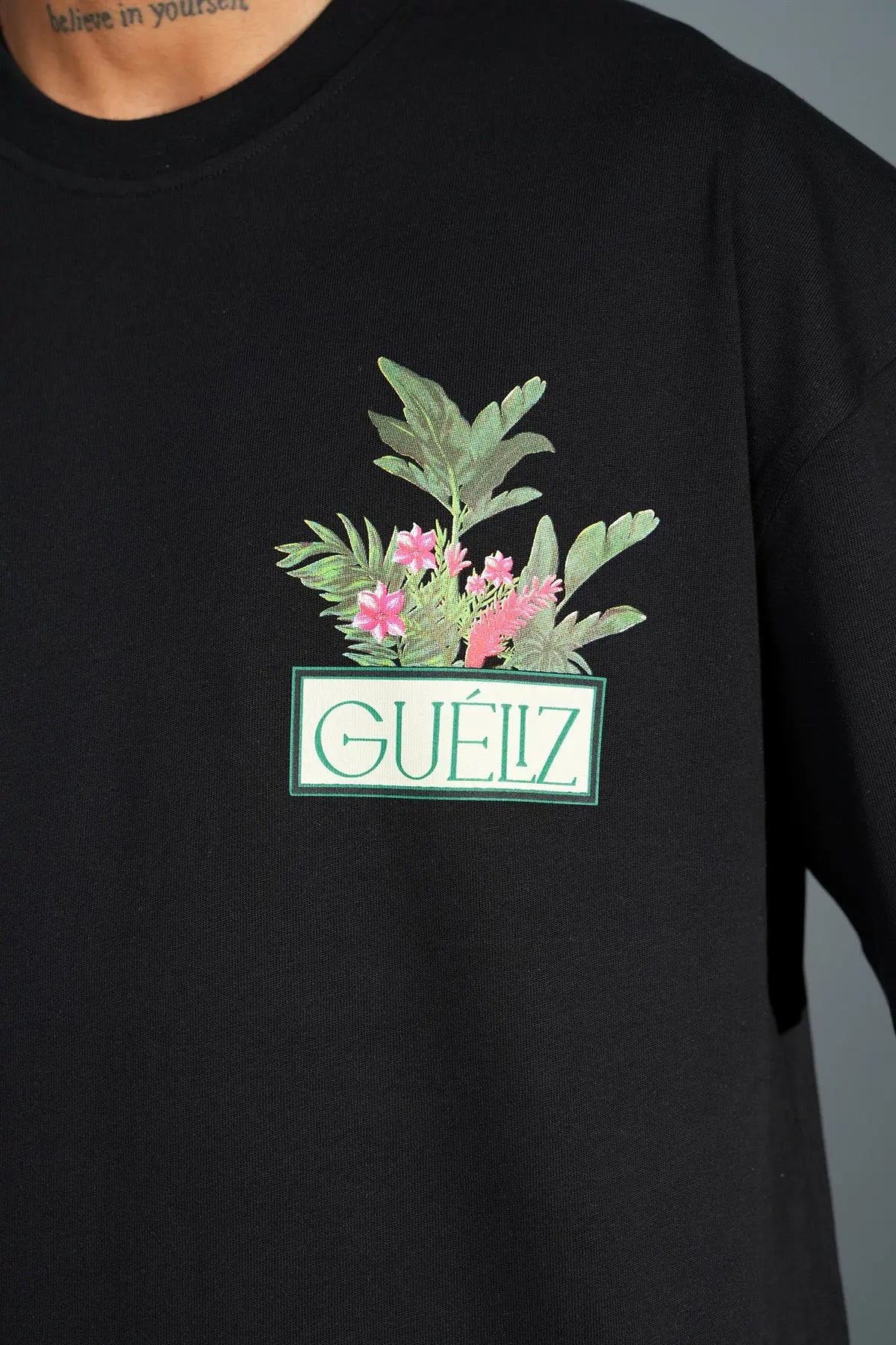 Tee Shirt Gueliz Noir - bonhomme