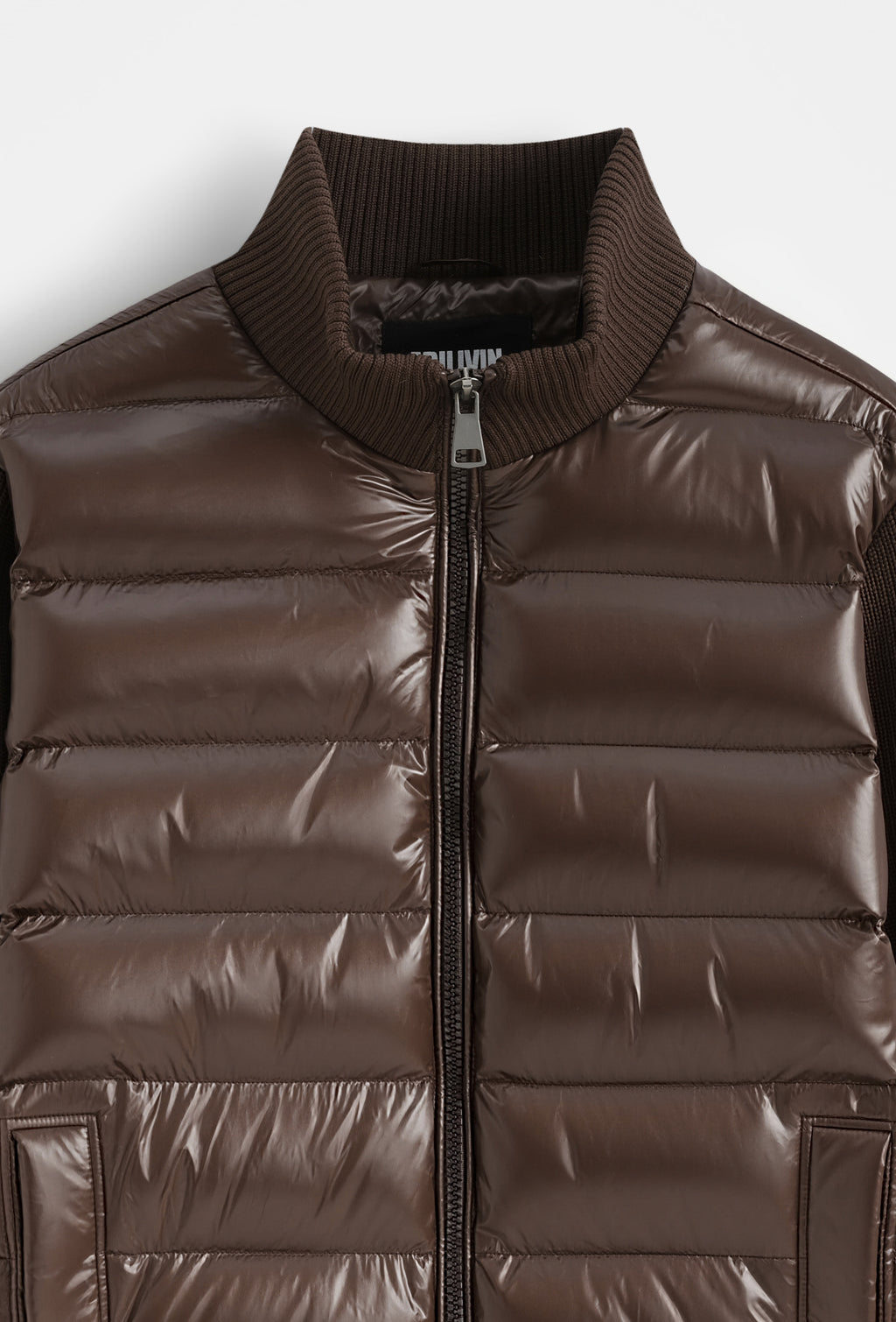 Veste Bi-Matière Homme Brillante