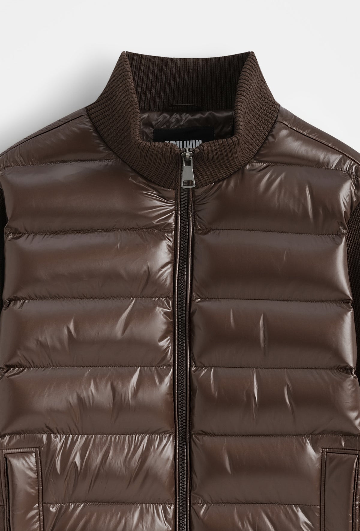 Veste Bi-Matière Homme Brillante