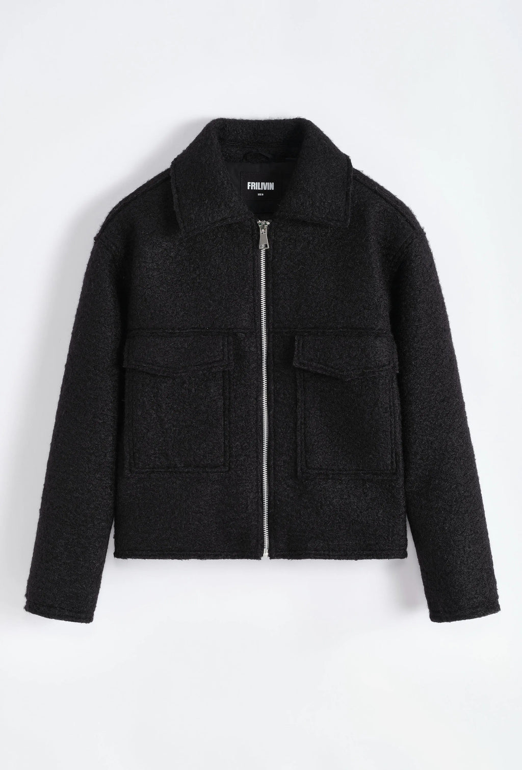 🧥 Veste Manteau Noir Homme – Style Streetwear Minimaliste bonhomme