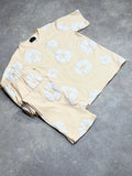 Ensemble Tee-Shirt et Pantalon jogging Fleur Jaune bonhomme