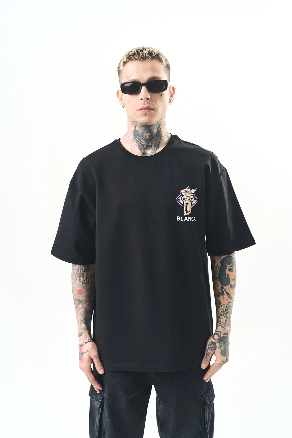 Tee Shirt Blanca Monument Noir bonhomme