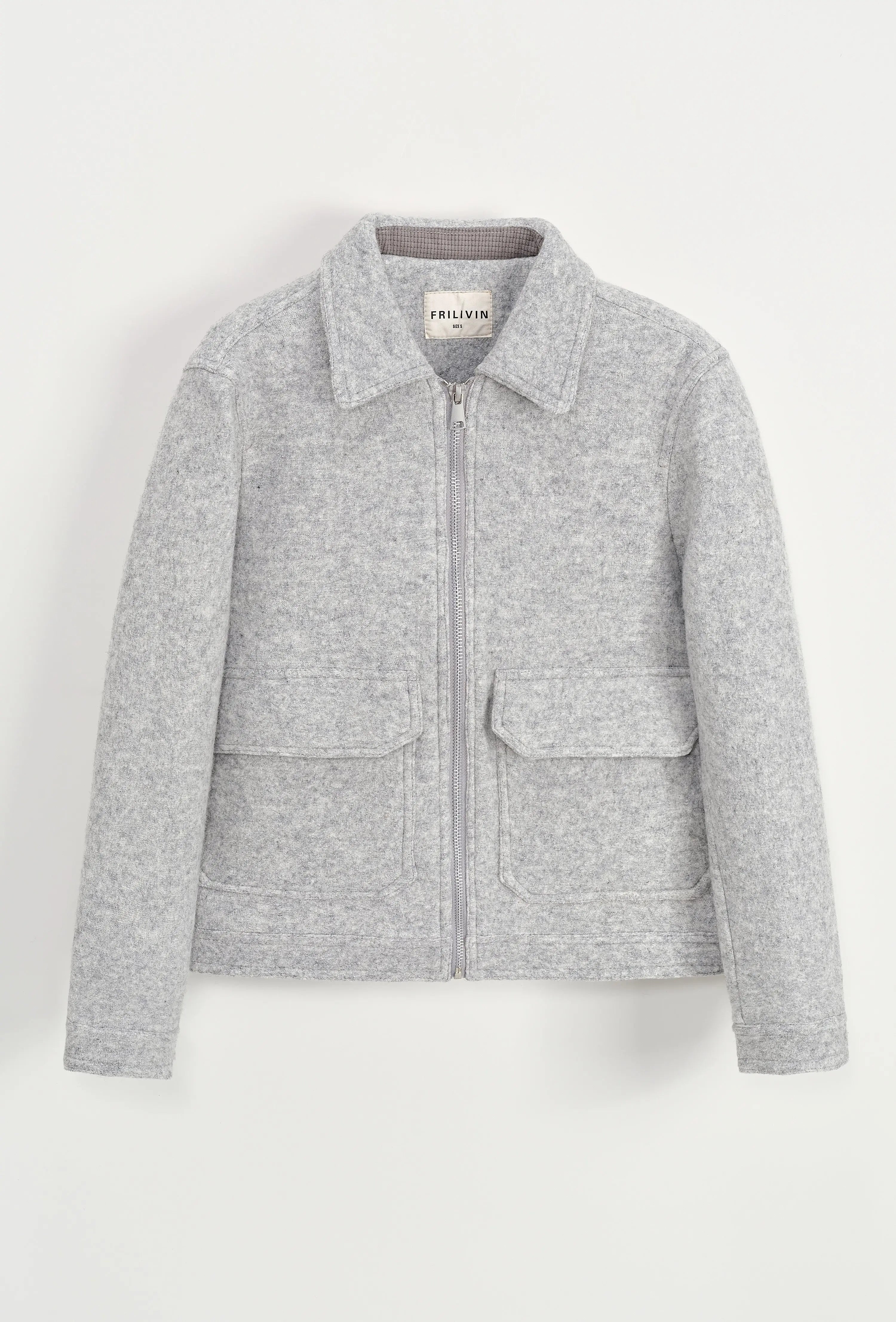 Ensemble Homme Gris – Veste Zippée & Pantalon bonhomme