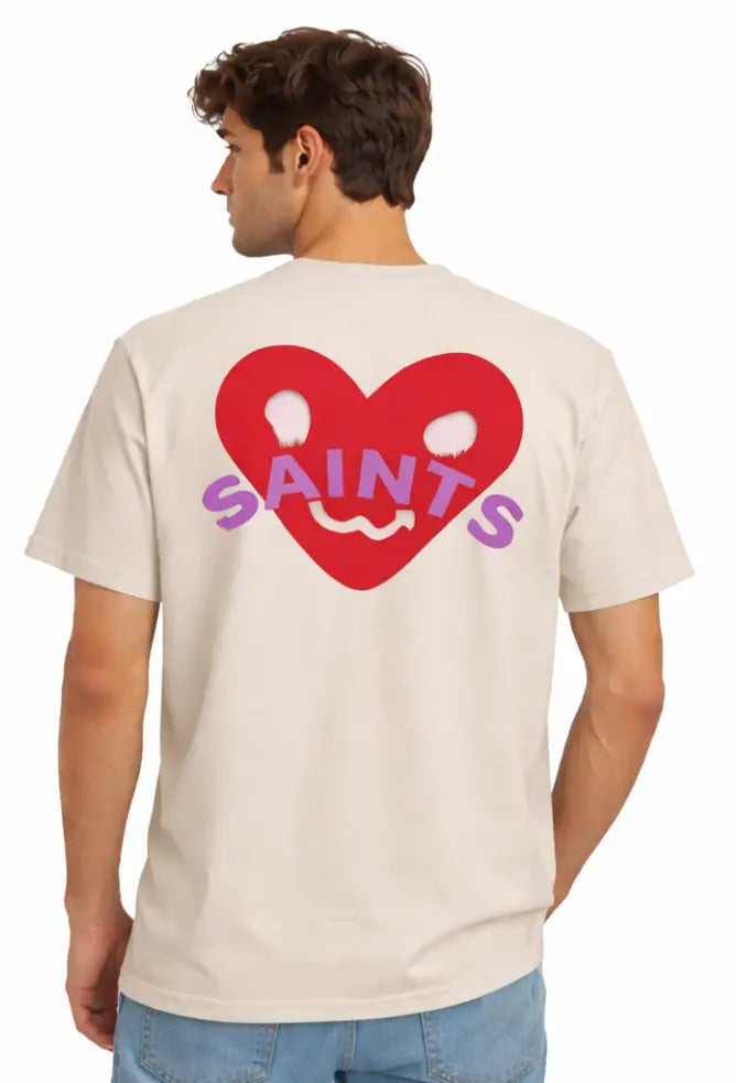 Tee Shirt Coeur Saint bonhomme
