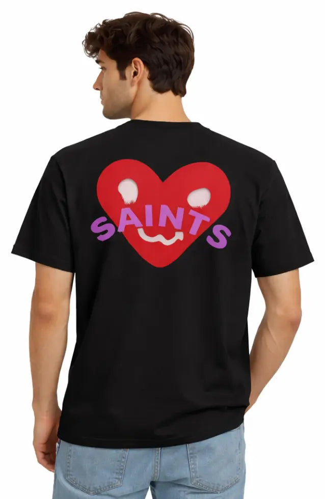 Tee Shirt Coeur Saint bonhomme