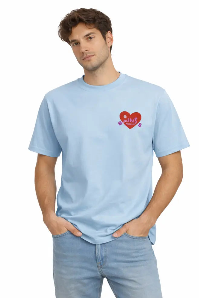 Tee Shirt Coeur Saint bonhomme