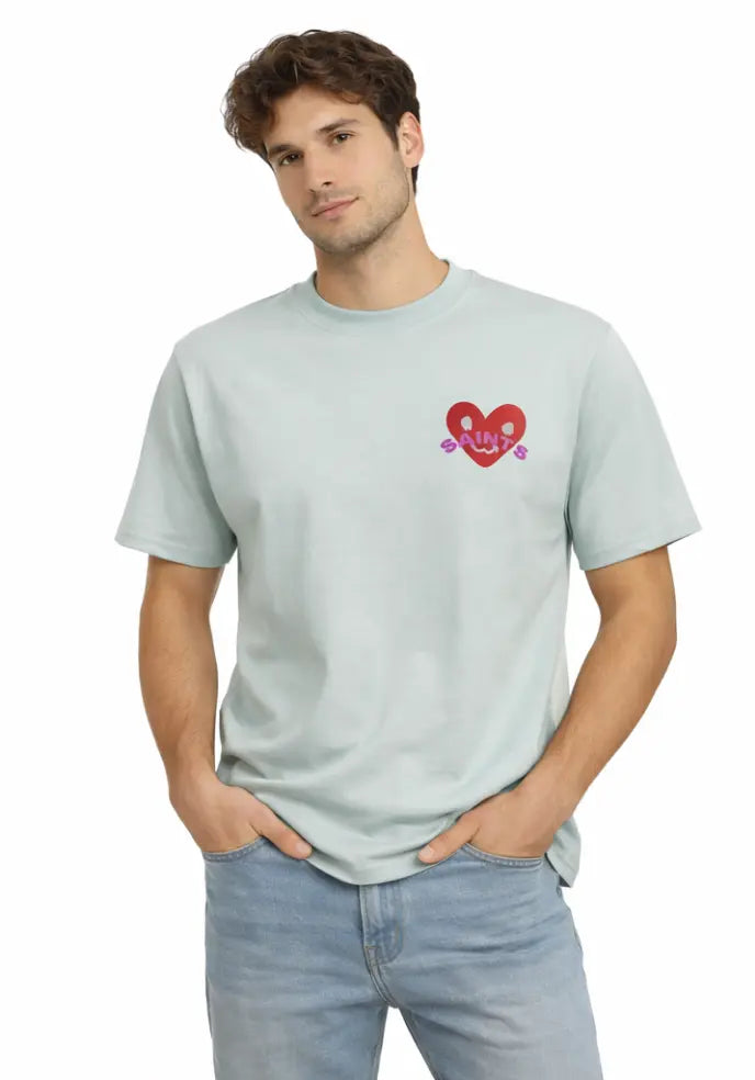 Tee Shirt Coeur Saint bonhomme