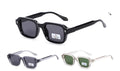 Lunettes de soleil rectangulaires style rétro monture épaisse bonhommeboutique