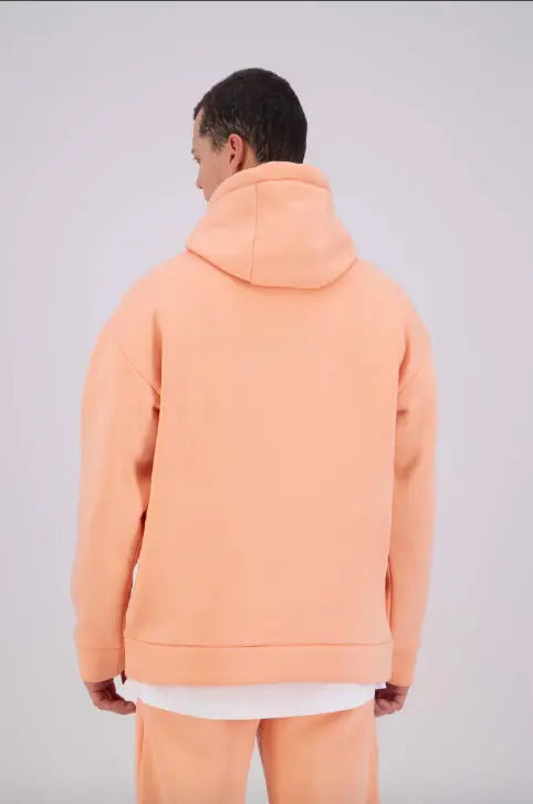 Sweat à Capuche corail avec Motif Cœur blanc Homme - bonhomme