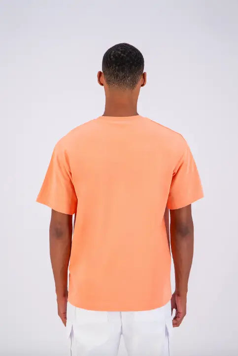 Tee shirt corail avec motif Coeur blanc Homme - bonhomme