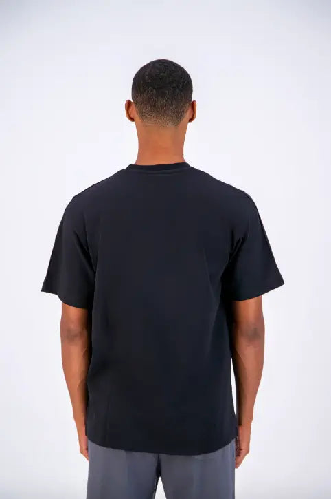 Tee shirt noir avec motif Coeur ciel Homme - bonhomme