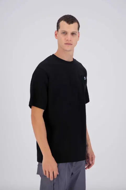 Tee shirt noir avec motif Coeur noir Homme - bonhomme