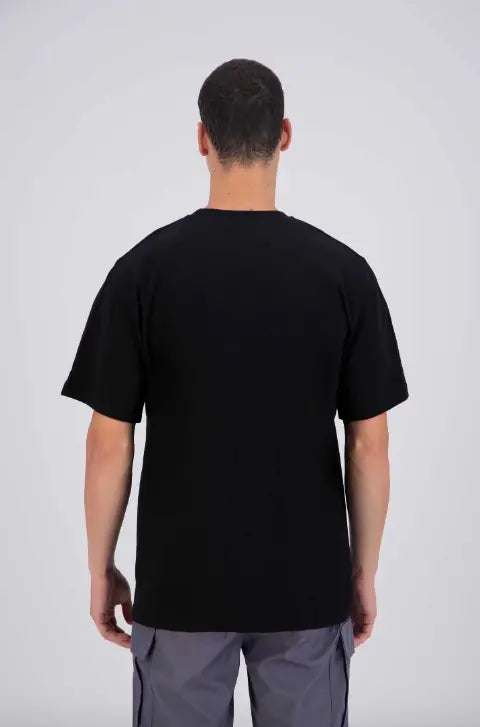 Tee shirt noir avec motif Coeur noir Homme - bonhomme