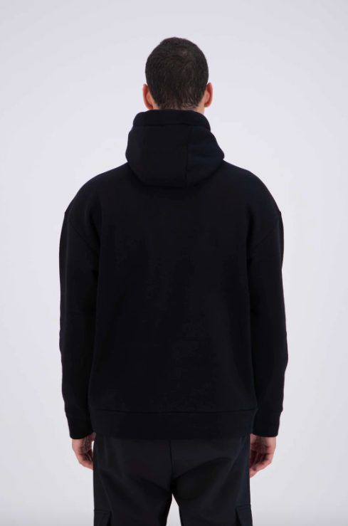 Sweat à Capuche noir avec Motif Cœur rouge Homme