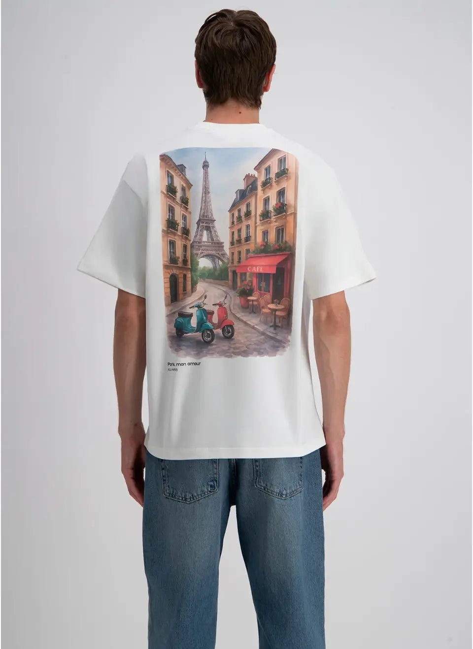 Tee Shirt Paris Blanc - bonhomme
