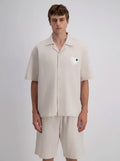 Chemise Beige Coeur Blanc - bonhomme