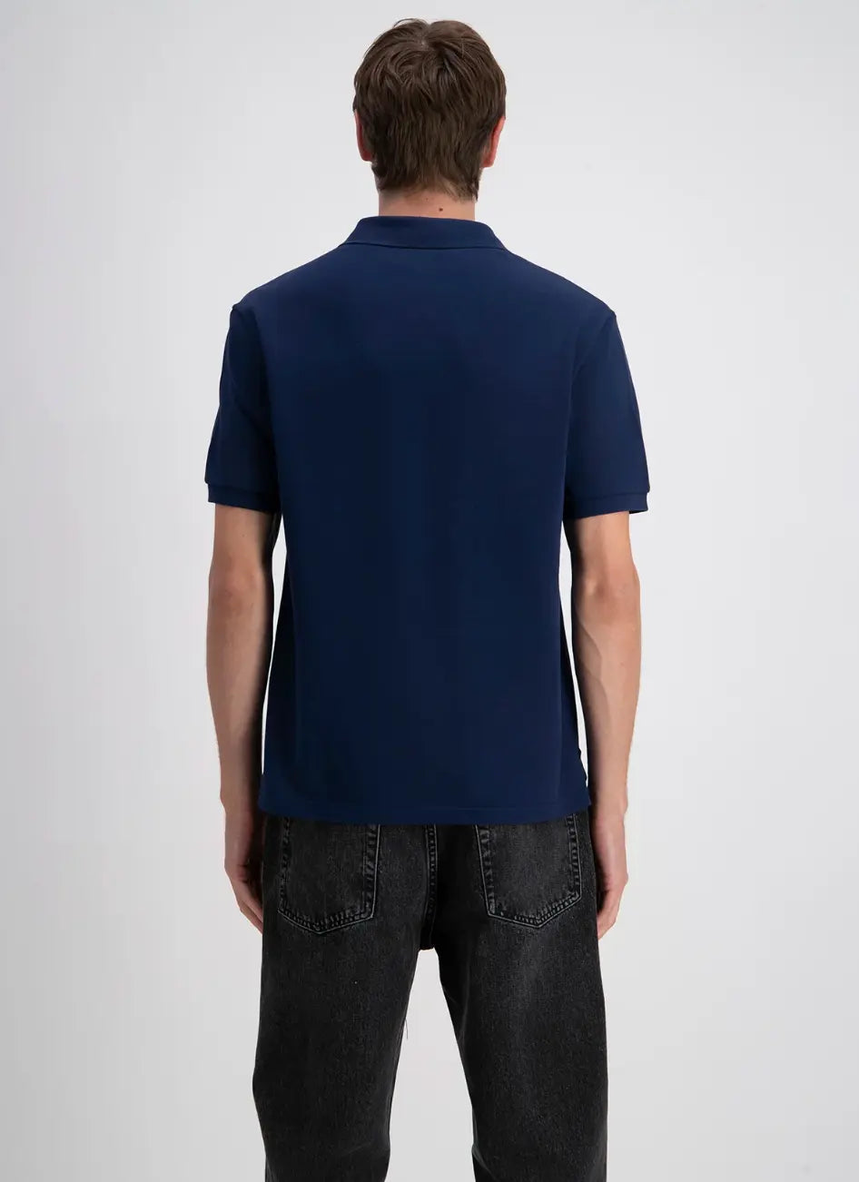 Polo Marine Coeur Blanc - bonhomme