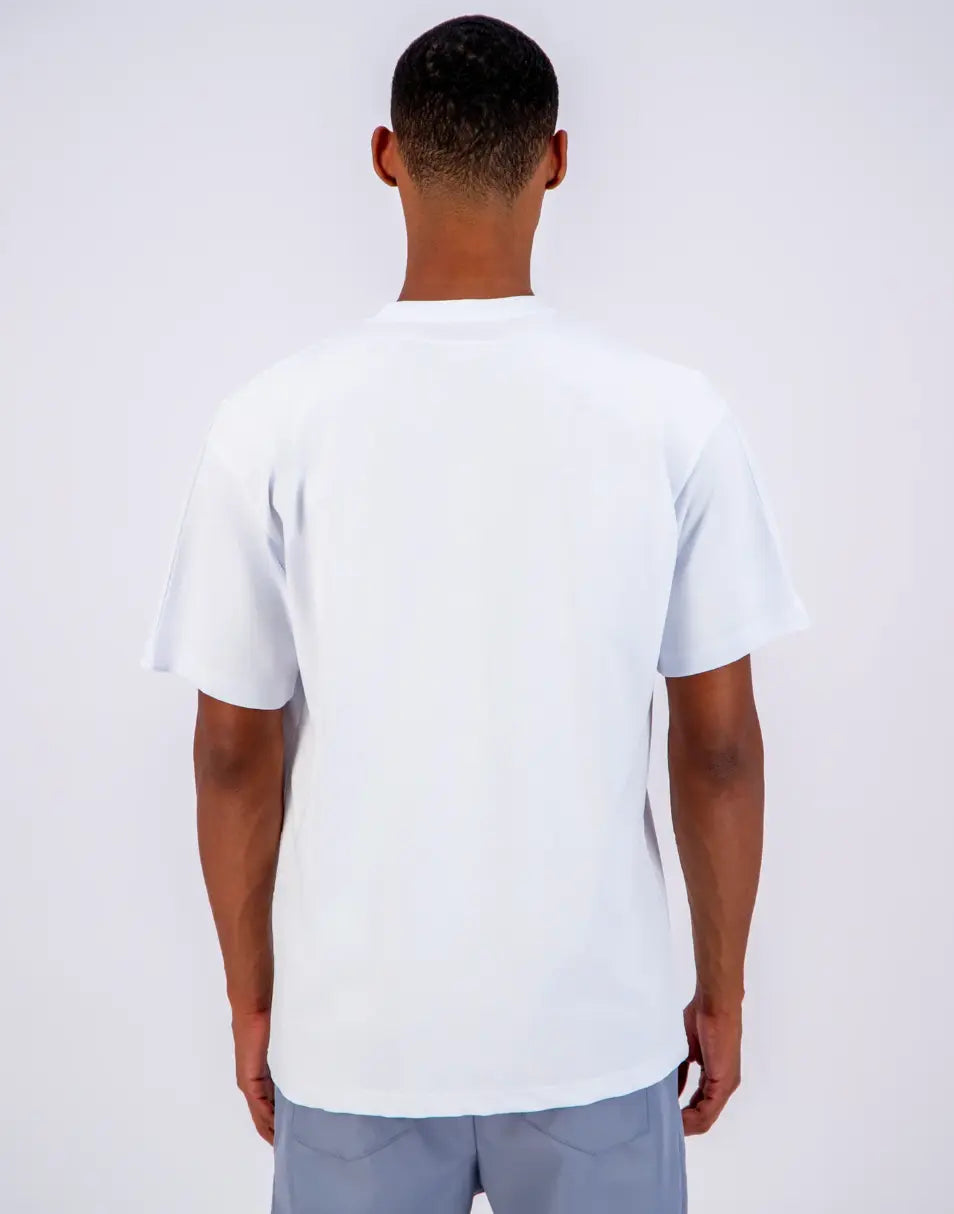 Tee Shirt Blanc Coeur Noir - bonhomme