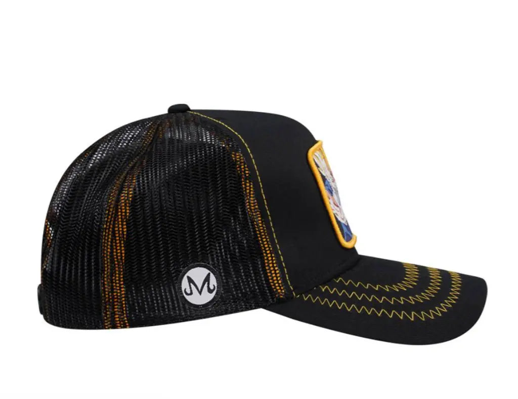 Capslab Dragon Ball Z Majin Vegeta Black Trucker Snapback Casquette bonhomme
