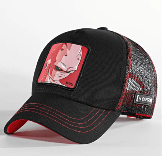 casquette buu noir rouge bonhomme