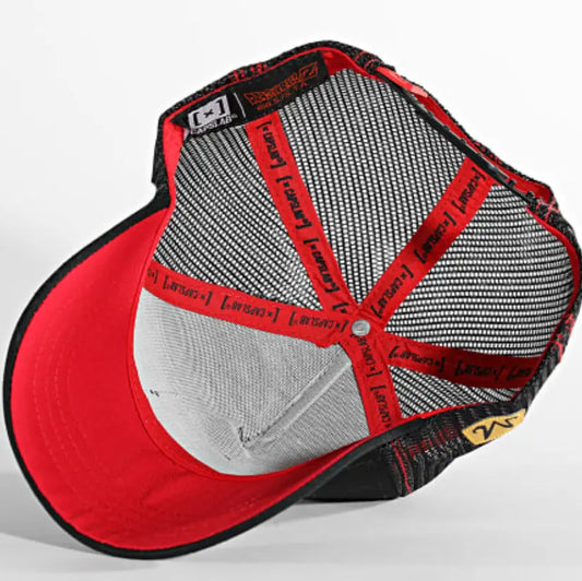 casquette buu noir rouge bonhomme