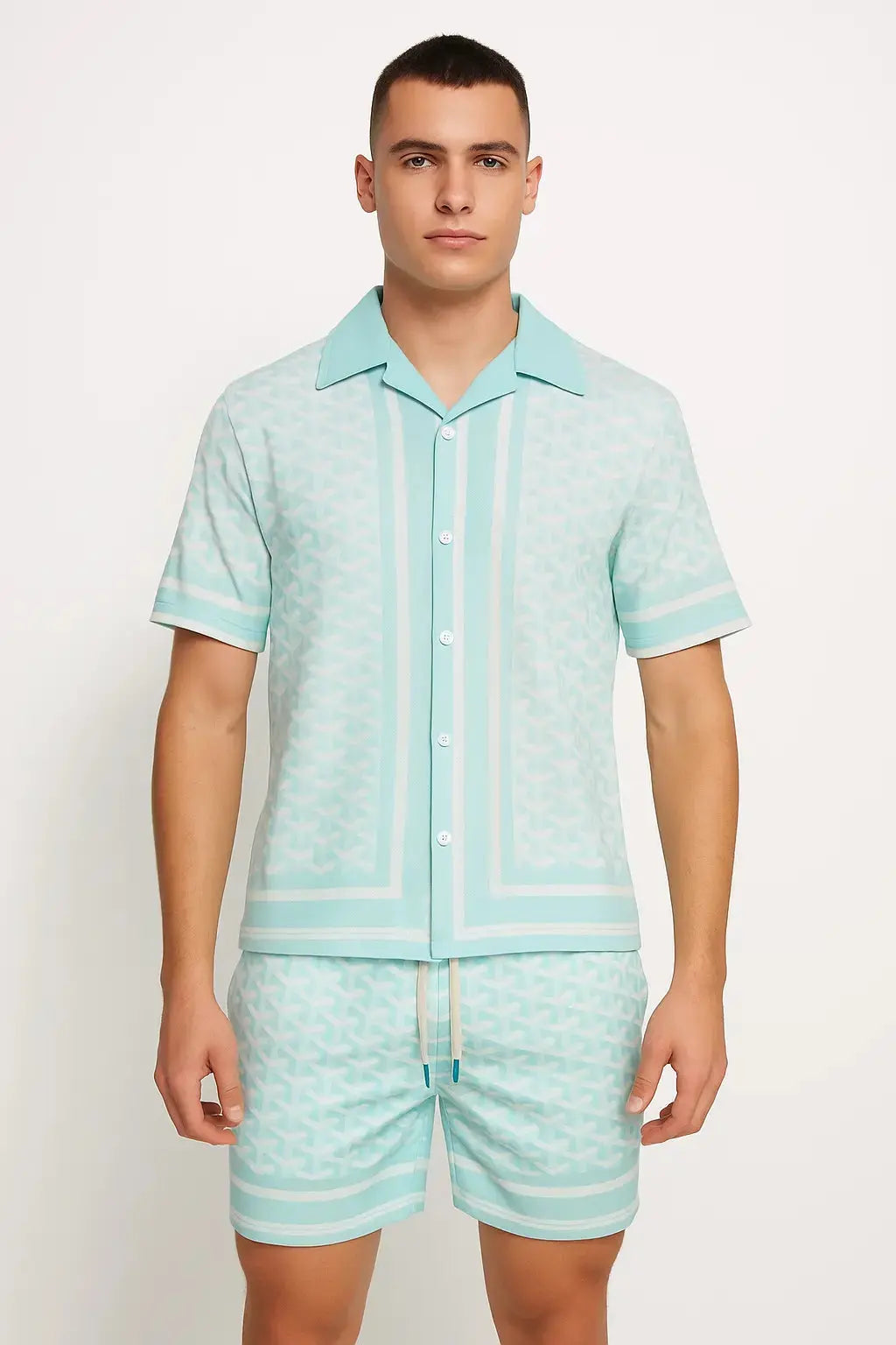 Ensemble Chemise et Short Ciel Blanc bonhomme