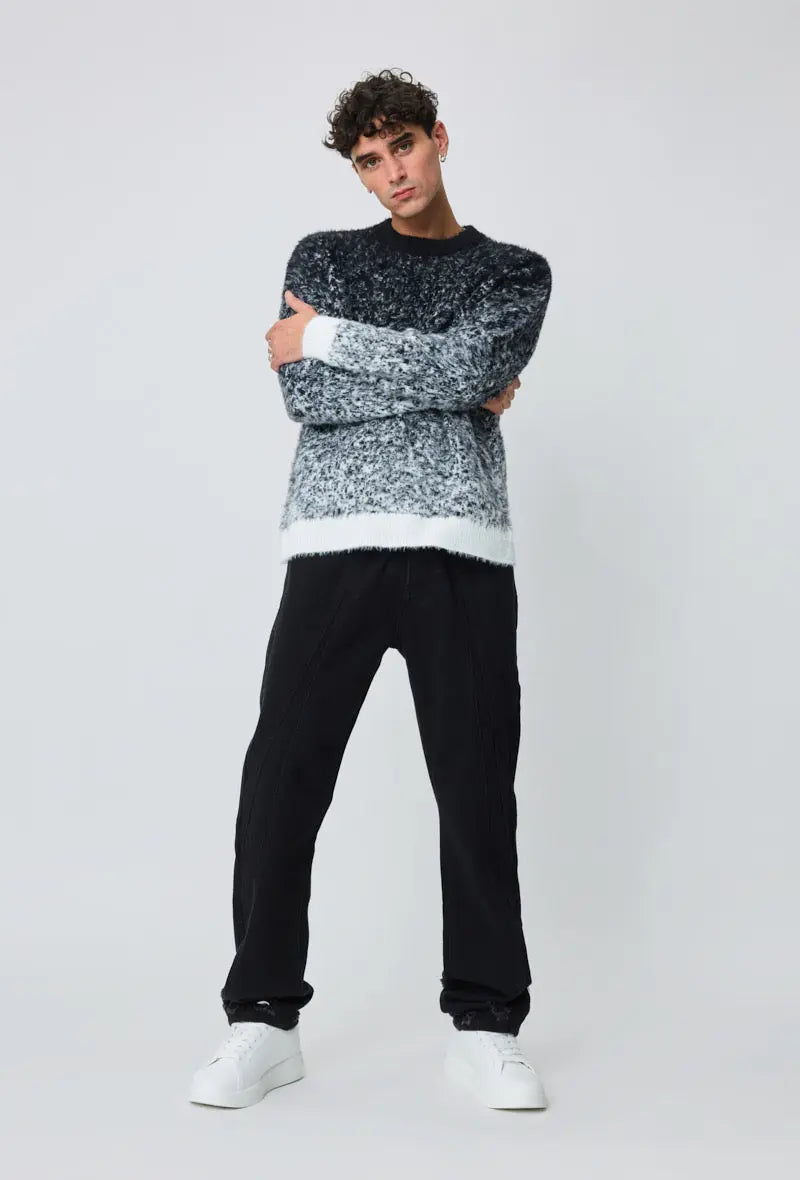 Pull dégradé Frilivin – Coupe droite bonhomme