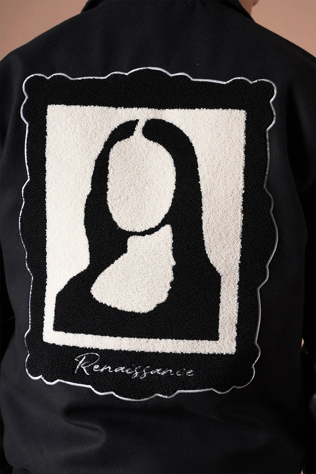 Veste Renaissance Paris Ikao Noir et Blanc bonhomme
