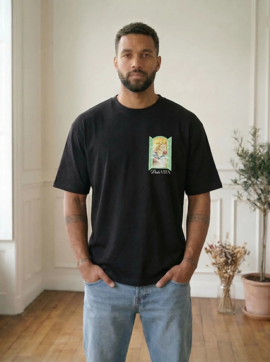 T-shirt Homme Dolce Vita bonhomme