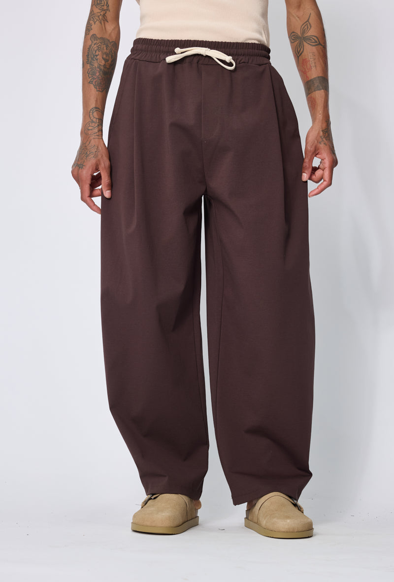 Pantalon Homme Coupe Ample à Taille Élastique