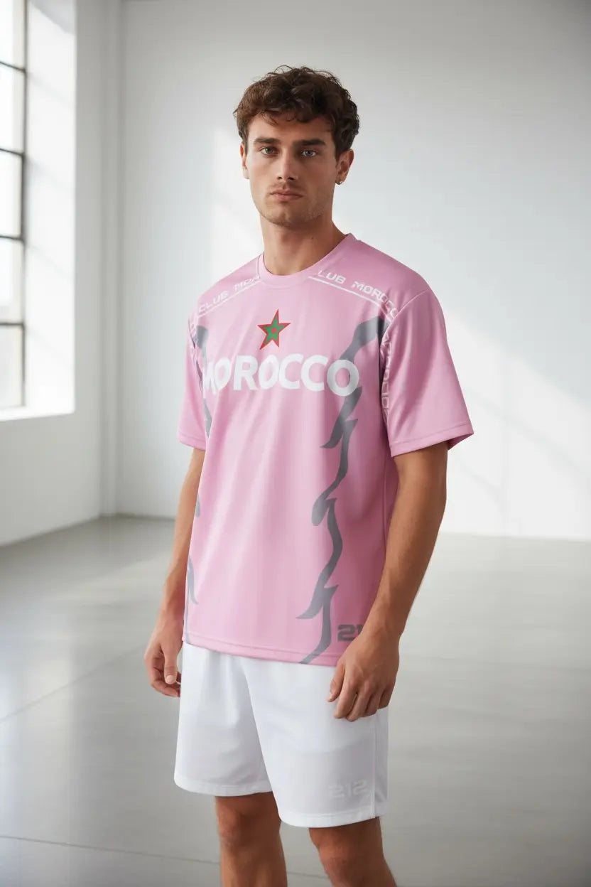 T-shirt Foot Morocco 212 – édition sport street bonhomme