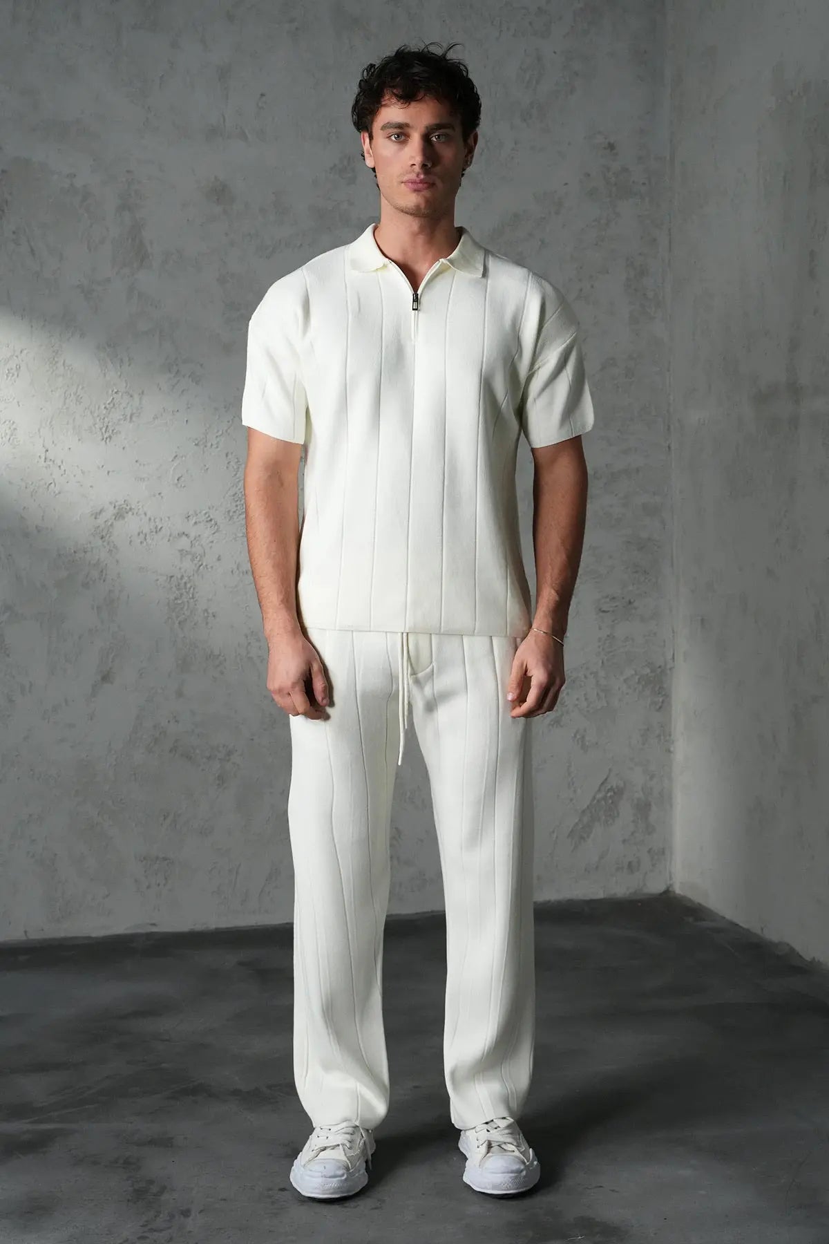 Ensemble Homme Premium Texture Verticale – Coupe Moderne & Confort Absolu bonhomme