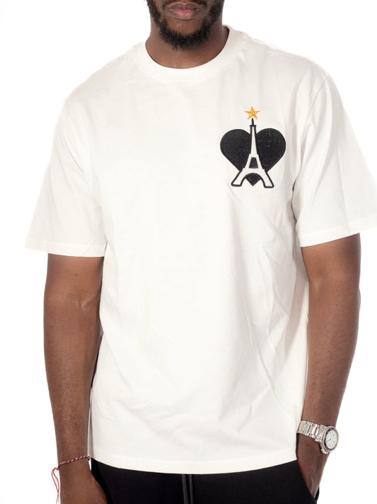Tee Shirt tour eiffel étoile Blanc